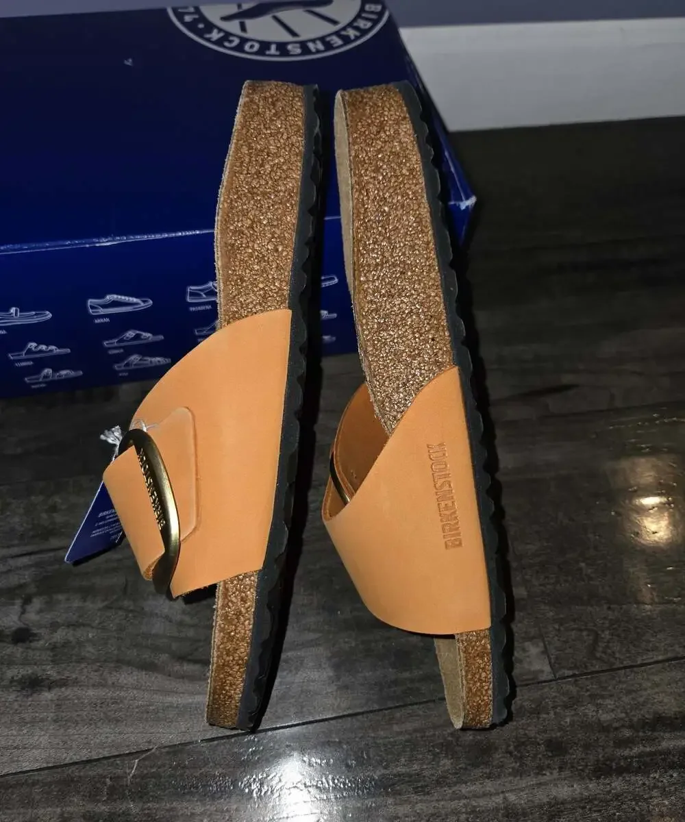 New Birkenstock Madrid big buckleburnt orange size 40